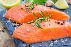 Salmon fillets in the diet of a man with reduced libido
