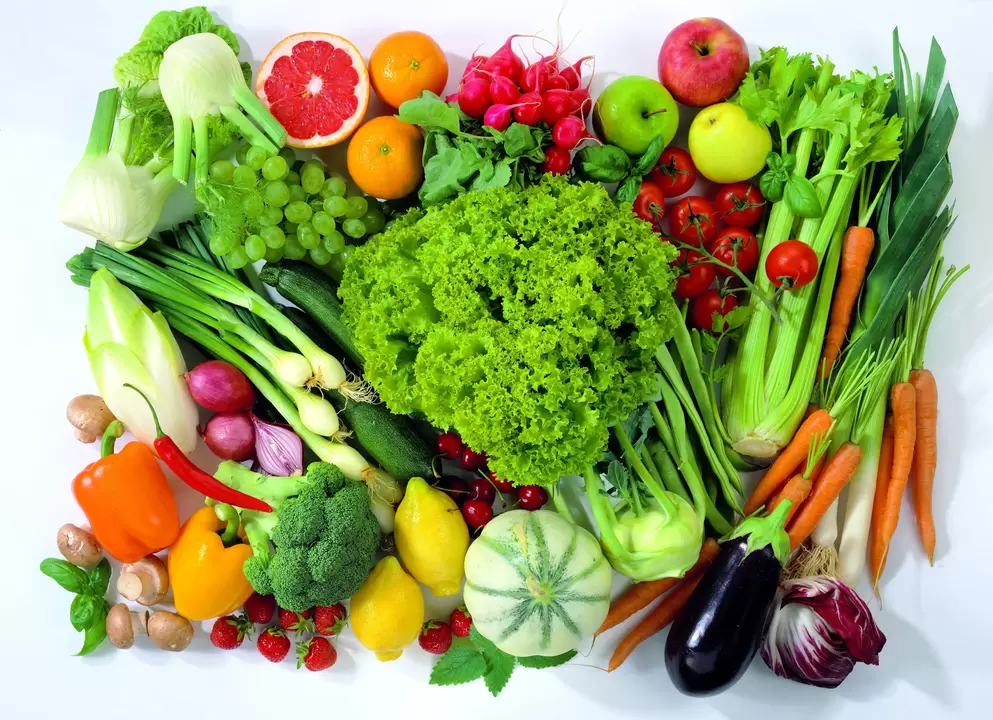 vegetables and fruits for activity