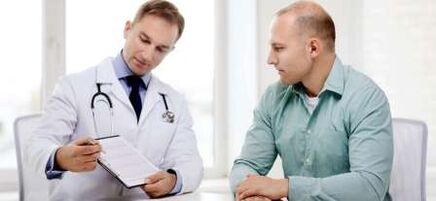 A urologist treats a man's pathological discharge